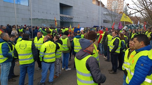 Así te hemos contado la tractorada de este martes en Valladolid