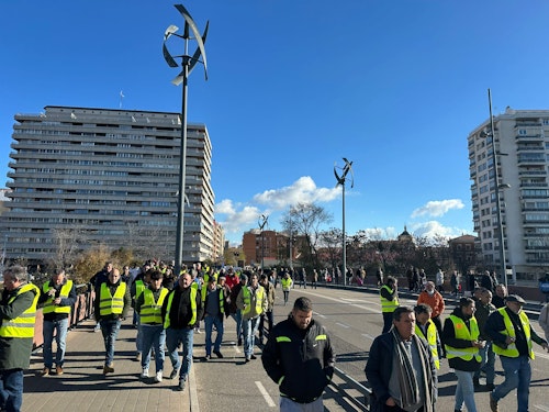 Así te hemos contado la tractorada de este martes en Valladolid