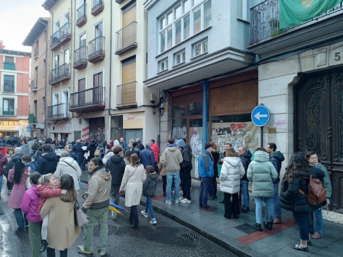 Las iglesias de Valladolid resguardan el Viernes Santo de la lluvia
