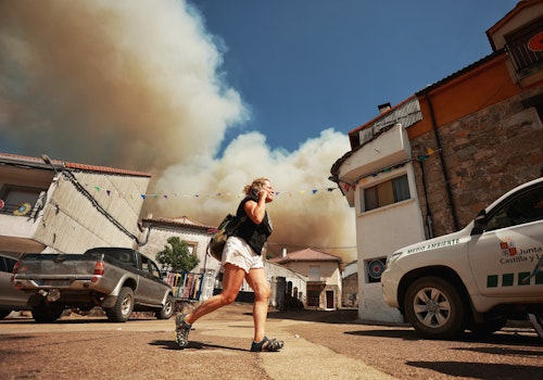 1.300 evacuados en Salamanca por los incendios
