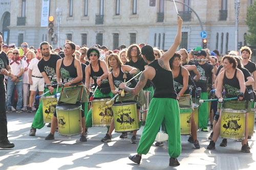 Así te hemos contado el desfile de peñas y el pregón de las fiestas de Valladolid