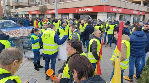 Así te hemos contado la tractorada de este martes en Valladolid