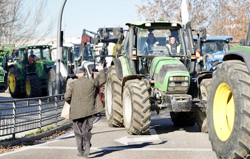 Así te hemos contado la tractorada de este martes en Valladolid