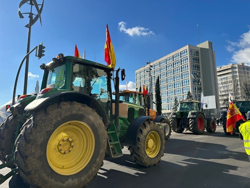 Así te hemos contado la tractorada de este martes en Valladolid
