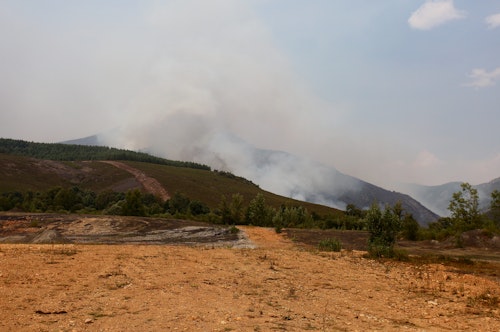 1.300 evacuados en Salamanca por los incendios