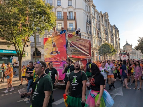 Así te hemos contado el desfile de peñas y el pregón de las fiestas de Valladolid