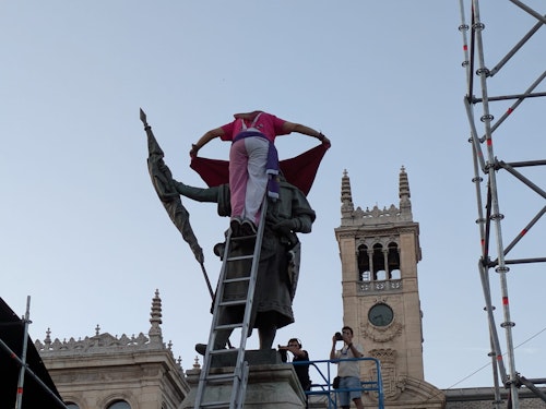 Así te hemos contado el desfile de peñas y el pregón de las fiestas de Valladolid