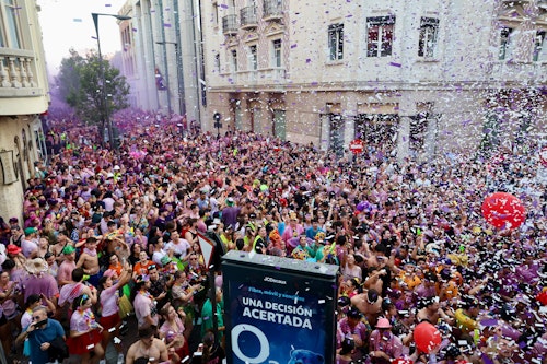 Así te hemos contado el desfile de peñas y el pregón de las fiestas de Valladolid