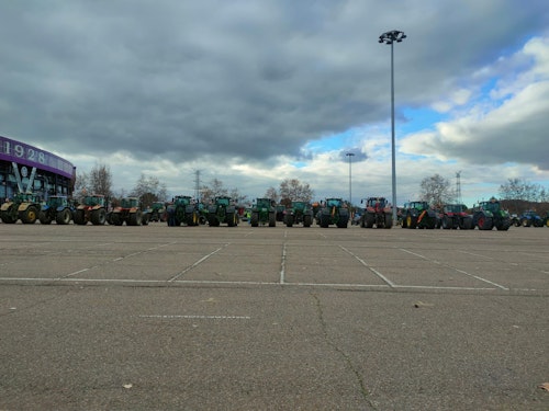 Así te hemos contado la tractorada de este martes en Valladolid