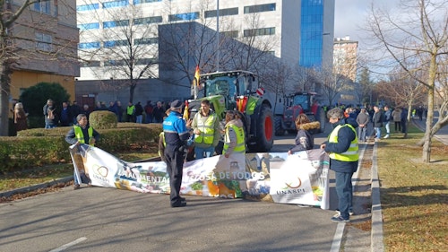 Así te hemos contado la tractorada de este martes en Valladolid
