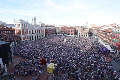 Así te hemos contado la celebración del ascenso del Real Valladolid