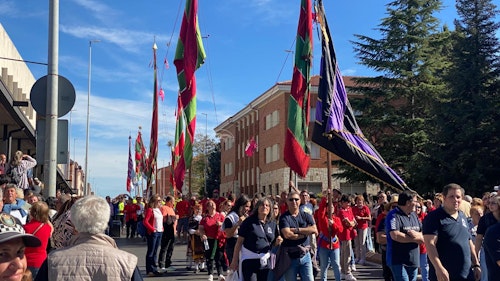 Sigue en directo la romería de carros y pendones de San Froilán a La Virgen del Camino