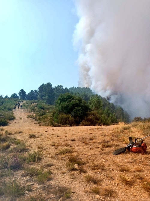 El incendio de Zamora pasa a León y obliga a desalojar siete pueblos con 1.700 habitantes