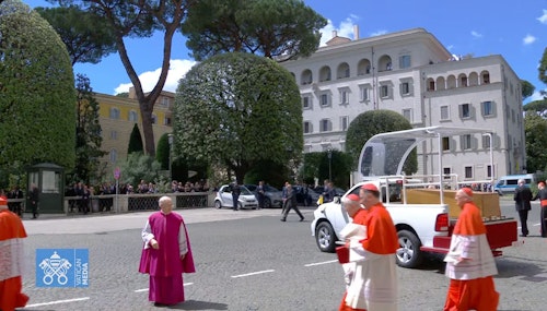 El Papa descansa en Santa María la Mayor