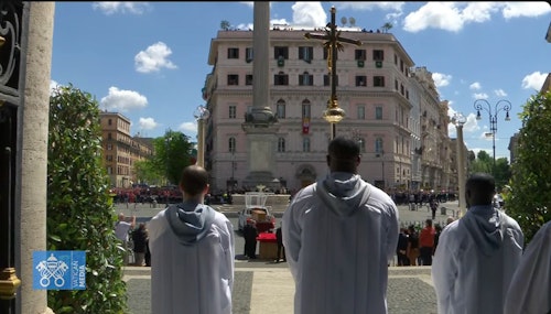 El Papa descansa en Santa María la Mayor