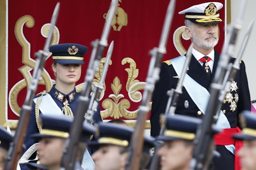 En directo I Sánchez se va de la recepción real del 12-O sin hacer los habituales corrillos con la prensa
