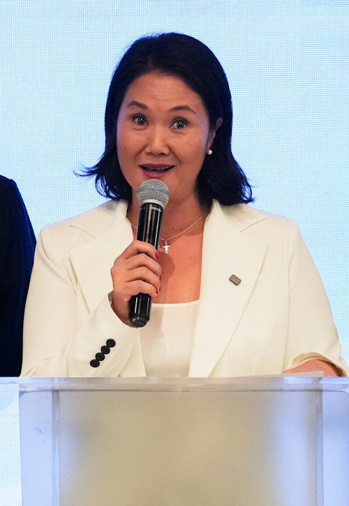 Fujimori celebra que la izquierda en Perú esté cerca de quedar fuera del balotaje